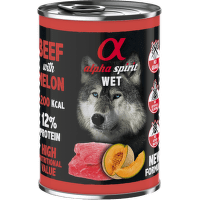 Alpha Spirit Dog Beef & Melon 400g
