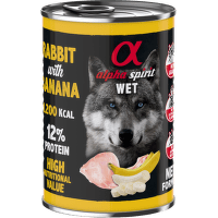 Alpha Spirit Dog Rabbit & Banana 400g