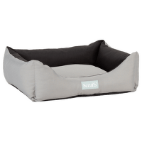 Scruffs Expedition Box Bed pelech svetlo sivý M 60x50cm