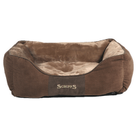 Scruffs Chester Box Bed M 60x50cm cokoladovy