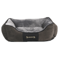 Scruffs Chester Box Bed M 60x50cm sedy