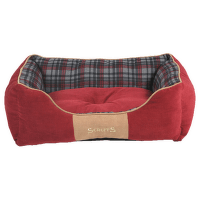 Guļvieta suņiem - Scruffs Highland Dog Bed M, 60*50 cm, red