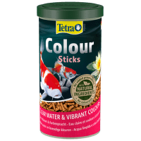 Bar­ība dīķa zīvī­m – Tetra Pond Colour Sticks, 1000 ml