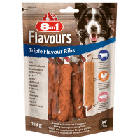 Rebierko žuvacie Triple Flavour 6ks