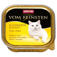 Консервы для кошек - Vom Feinsten for Castrated Cats Turkey and Cheese, 100 г