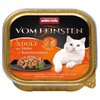 Консервы для кошек – Vom Feinsten Chicken in Carrot Sauce, 100 г