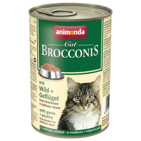 Консервы для кошек - Animonda Brocconis Cat, с мясом дичи и курицей, 400 г