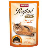 Konservi kaķiem - Rafine Soupe Adult Chicken&Duck + Noodles, 100 g