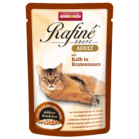 Консервы для кошек - Rafine Soupe Adult Veal in Roasted Sauce, 100 г