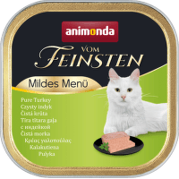 Konservi kaķiem – Vom Feinsten Pure turkey Mild Menu, 100 g