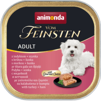 Консервы для собак – Vom Feinsten Gourmet Centre with Turkey + ham, 150 г