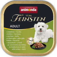 Konservi suņiem – Vom Feinsten Adult in a delicious sauce with Turkey and Duck, 150 g