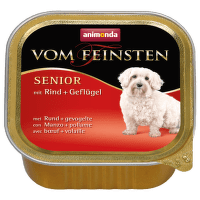 Консервы для собак – Vom Feinsten Senior Beef and Poultry, 150 г