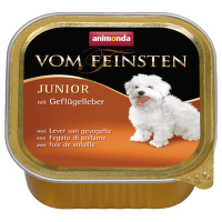 Konservi kucēniem – Vom Feinsten Junior Poultry Liver, 150 g