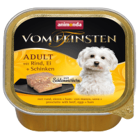 Консервы для собак – Vom Feinsten Gourmet centre with Beef, egg + ham, 150 г