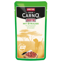 Консервы для собак - Animonda Gran Carno Exotic, с мясом страуса, 125 г