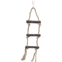 Trepītes putnu būrim – Trixie, Natural Living rope ladder, 3 rungs/40 cm