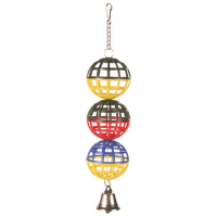 Игрушка для птиц – TRIXIE 3 Plastic Balls with Bell