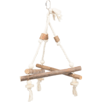 Rotaļlieta putniem – Trixie, Natural Living swing on rope, 27 x 27 x 27 cm