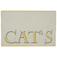 Коврик под миски – TRIXIE Place Mat paw prints, 44 x 28 см, white