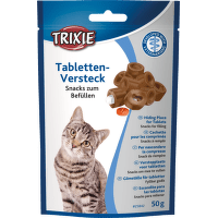 Skrýš na tablety, pamlsek pre mačky na naplnenie medikáciou 50 g