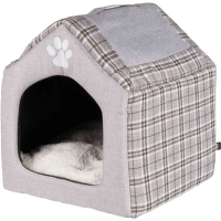 Домик для кошек и собак – TRIXIE Silas Cuddly Cave, 40 x 45 x 40 см, Grey/Cream