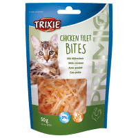 Лакомство для кошек – TRIXIE PREMIO Chicken Filet Bites, 50 г