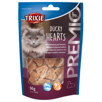 Лакомство для кошек – TRIXIE PREMIO Hearts, Duck and Pollock, 50 г