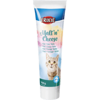 Паста для вывода шерсти у кошек – Trixie Malt'n'Cheese Anti-Hairball, 100 г