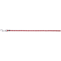 Vodítko pro psy Cavo Trixie S-M 1m*12mm červeno-stříbrné