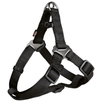 Krūšu siksna suņiem - Premium One Touch harness, M: 50–65 cm/20 mm, melna