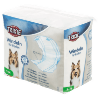 Autiņbiksītes suņiem – TRIXIE Diapers suņu tēviņiem, S–M, 12 gab.