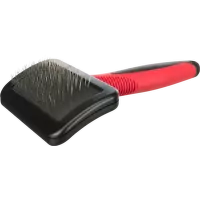 Ķemme suņiem – Trixie, Soft brush, plastic/metal bristles, 9 x 16 cm