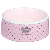 Miska keramická pro psy Trixie Dog Princess růžová 20cm*1000ml