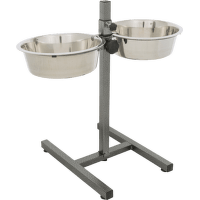Statīvs ar bļodām - Trixie Bowl Stand with 2 bowls, 2 x 2,8 l
