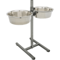Statīvs ar bļodām - Trixie Bowl Stand with 2 bowls, 2 x 4,5 l