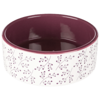 Miska keramická 16cm bílo-vínová 0,8l