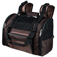 Mugursoma dzīvniekiem - Trixie Shiva backpack, 41 x 30 x 21 cm, brown/beige