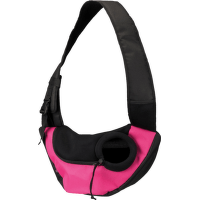 Soma dzīvnieku pārnēsāšanai – Trixie, Sling Front Carrier, 50 × 25 × 18 cm, pink/black