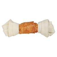 Žvýkací uzel pro psy Trixie Denta Fun s kuřecím masem 15cm*70g