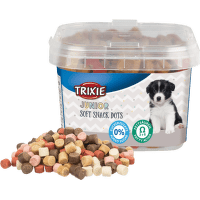 Gardums kucēniem – TRIXIE Junior Soft Snack Dots with Omega 3, 140 g