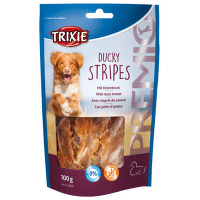 Gardums suņiem – TRIXIE PREMIO Ducky Stripes, 100 g