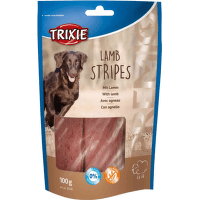 Gardums suņiem - TRIXIE Premio Lamb Stripes, 100 g