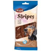 Gardums suņiem - TRIXIE Stripes with Lamb, 10 gab., 100 g