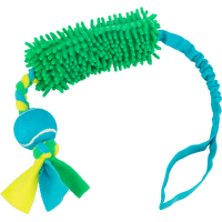 Игрушка для собак – TRIXIE Bungee Tugger with tennisball, polyester, 85 см