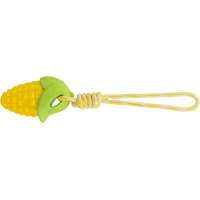 Игрушка для собак – TRIXIE Maize cob on a rope, TPR, 13 см/34 см