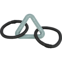 Rotaļlieta suņiem – TRIXIE CityStyle triangle with rope rings, TPR, 44 cm