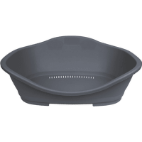 Guļvieta suņiem – TRIXIE Sleeper Plastic Bed, 56 x 41 cm, Dark Grey