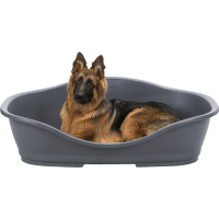 Guļvieta suņiem – TRIXIE Sleeper Plastic Bed, 117 x 77 cm, Dark Grey