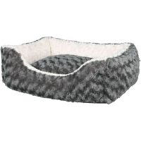 Лежанка для собак – TRIXIE Kaline Bed, 65 x 50 см, Gray/Creme